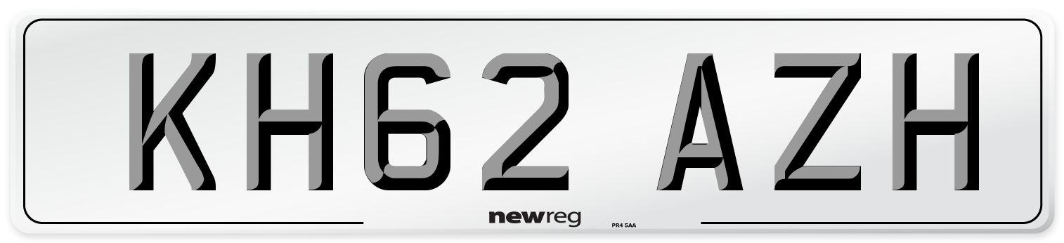 KH62 AZH Number Plate from New Reg
